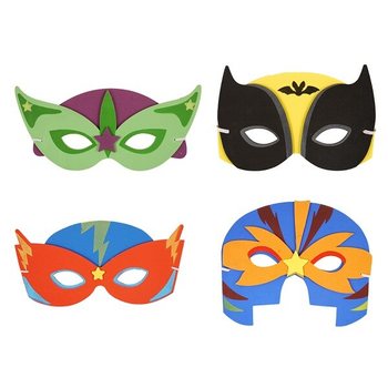 Mix Maskri tas-Supereroi tal-Foam (24 pz.)