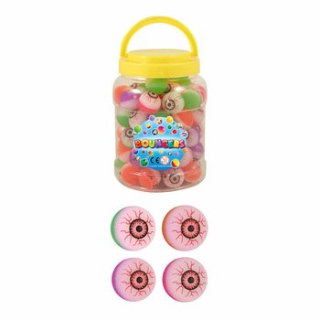BALLELLI TAL-GOMMA B'GĦAJNEJN, 3,3 cm (72 pz)