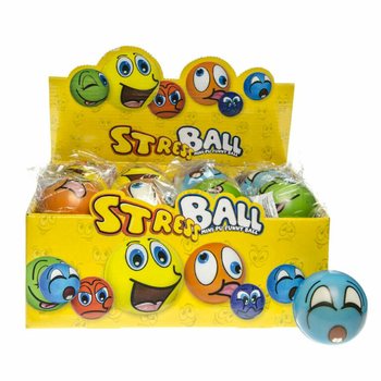 SMILEY STRESS BALLS F'DISPLAY (24 biċċa)
