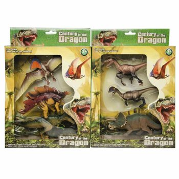 SET TA' 3 FIGURI TAL-LOGĦOB TAD-DINOSAWRU - F'KAXXA TAR-REGAL KBIRA (1 biċċa)