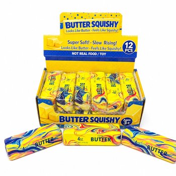 RAGE - SQUISHY BUTTER / BUTTER - MUDELL: TIE DYE - SLOW RISING - Daqs 13x4x4 cm - F'DISPLAY (12-il biċċa)