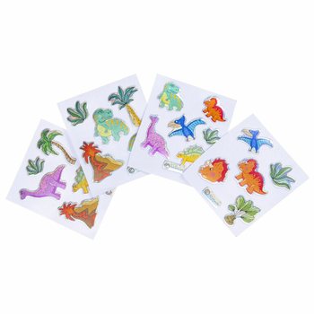 STIKERS GLITTER - MUDELL: DINOSAWRU (100 biċċa)