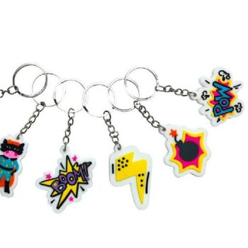 KEYCHAINS TAS-SUPEREROI (48 pz.)