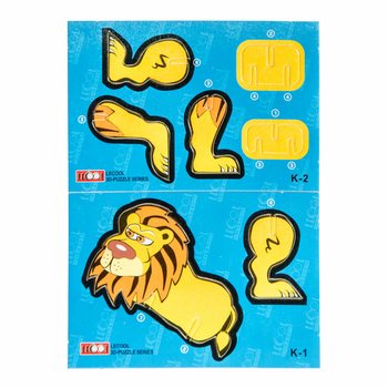 Puzzle 3D tal-Fowm Annimali Selvaġġi (48 biċċa)