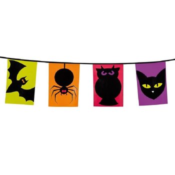 GIRLANDA BANDIERI ANIMALI SUWED - 6 METRI (3 biċċiet)