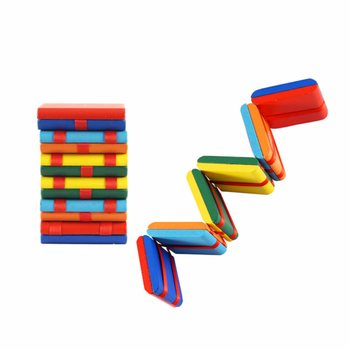 RETRO TOYS - Scala ta' Ġakobb tal-Injam f'Display (24 biċċa)