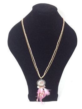 Ibiza Look Necklace Peace Salmon (1 pz)