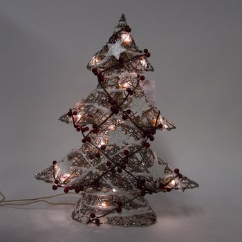 Siġra tal-Milied Dekorattiva Kbira bid-Dawl 50 cm (1 pce)