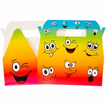 Kaxxa tal-Menu għat-Tfal Smiley - 22.5 x 12 x 9.5 cm (24 pz)