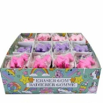 Erasers tal-Unicorn - Display (48 pz.)
