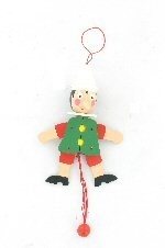 Arlekin ta' l-Injam Pinocchio - Jumping Jack (4 biċċiet)