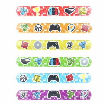 Gamer Slap Bracelets - Mix (120 biċċa)