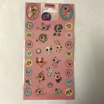 Stickers Little PetShop, 20 x 10 cm (10 biċċiet)