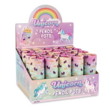 12 Blieget tal-Kulur f'Tubu: Mudell Unicorn - F'Display (20 biċċa)