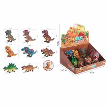 FIGURI TA' DINOSAURS LI JAGĦMLU L-ĦOSS F'DISPLAY (8 biċċiet)