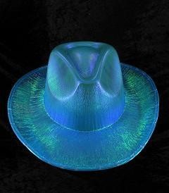 KAPPELL TAL-COWBOY BIL-GLITTER - BLU (6 biċċiet)