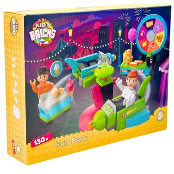 KIDS BRICKS FUN PARK - SET TA' BLOKKI TAL-BINI - 130 BIĊĊA (1 pz.)