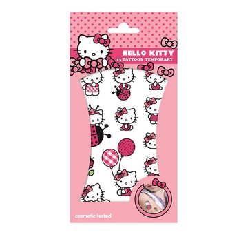 Tatwaġġi Temporanji HELLO KITTY - Daqs 20 x 10 cm (10 biċċiet)