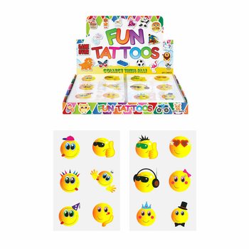 Smiley Tattoos f'Display (96 biċċa)