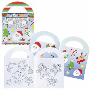 Kotba Żgħar tal-Kulur tal-Milied bl-Istikers (48 biċċa)