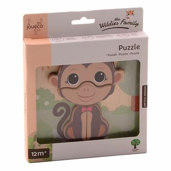 JOUECO - THE WILDIES FAMILY MIX PUZZLES TAL-INJAM - Minn 12-il Xahar (12-il pz.)