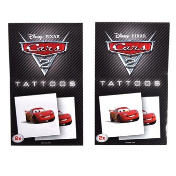 STICKERS TAT-TATTOOS DISNEY CARS 2 (50 biċċa)