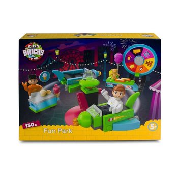 KIDS BRICKS FUN PARK - SET TA' BLOKKI TAL-BINI - 130 BIĊĊA (1 pz.)