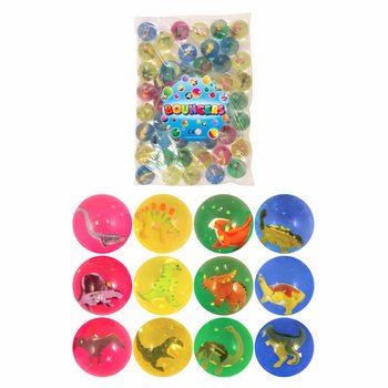 Boċċi li Jbambjaw 3D bid-Dinosawru Ø 4.3cm (50 biċċa)