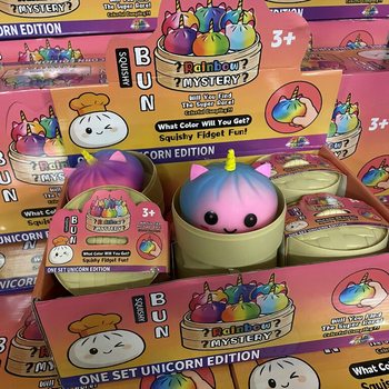 RAGE - Squishy Bun Dumplings KBAR - EDIZJONI UNICORN (8,5 x 8,5 x 7,5 cm) (12 pz)