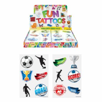 TATTOOS DIVERTENTI - MUDELL: FUTBOL F'DISPLAY (96 biċċa)