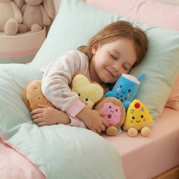 FIGURI PLUSH TAL-IKEL - 13 CM - MIX TA' TIPI (12-il biċċa)