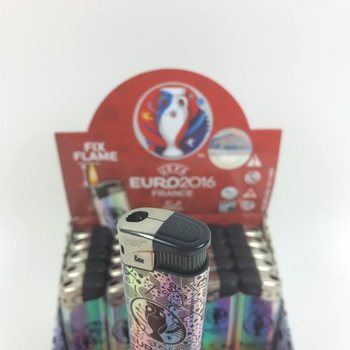 Lighters elettriċi UEFA EURO 2016 f'displej - 50 biċċa (L-aħħar opportunit&aacute;)