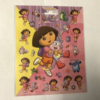 Folji Kbar ta' Stikers Dora, 20x16 cm (10 biċċiet)