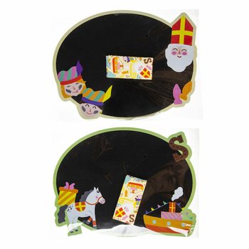 Chalkboard ta' San Nikola b'kaxxa ġibs (24 pz)