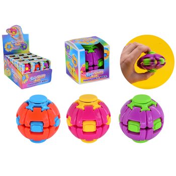 BALLUN FIDGET SPINNER SPIN & POP - SPIN SHIFT BALL - F'DISPLAY (24 BIĊĊA)