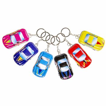 Keychain Kaxxa tal-Metall Forma ta' Karozza (48 biċċa)