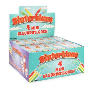 Lapes tal-kulur Sinterklaas (San Nikola) sett ta' 4 f'display (120 pz.)