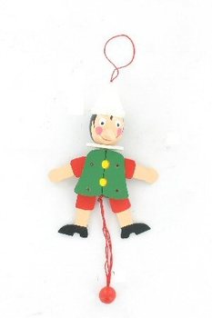 Arlekin ta' l-Injam Pinocchio - Jumping Jack (4 biċċiet)