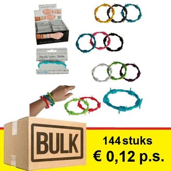 ***OFFERTA BULK*** BRAĊELLETTI TAL-FIL TAX-XEWK F'DISPLAY (144 pz.)