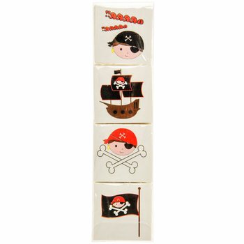 TATTOOS TEMPORANJI PIRATI (288 pz)