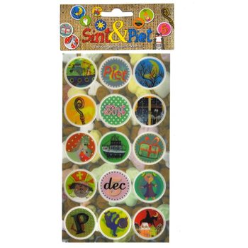 2 FOLJI TA' STICKERS JIĊĊAQQALGU SAN NIKOLA U PIET (11-il biċċa)