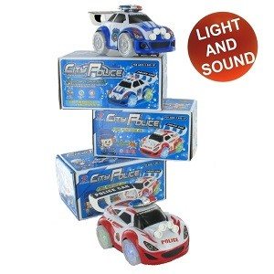 Karozza tal-Pulizija Bump & Go (2 biċċiet)