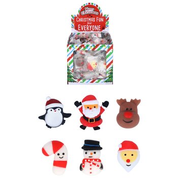 Figuri Squishy tal-Milied għal Tombla / Lucky Dip (96 biċċa)