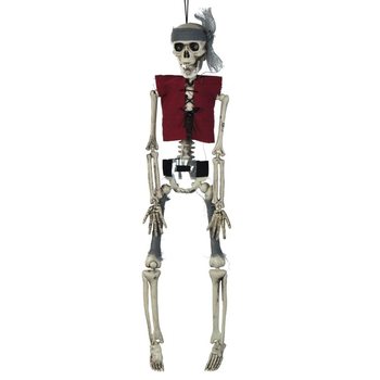 Skelet Mdendel Pirata 40 cm (6 pz) - Halloween Dekorazzjoni bl-Ingrossa