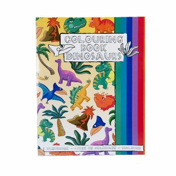 A4 - Ktieb tat-Tpinġija tad-Dinosawri 21x28 cm, bi Stikers (12-il biċċa)
