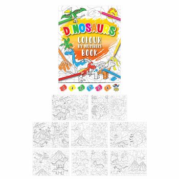 Ktieb tat-Tpinġija bin-Numri - Dinosawru (48 biċċa)