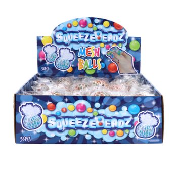 Blalen b'Xibka SQUEEZY BEADZ f'Display (36 biċċa)