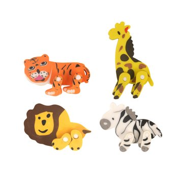 GOMOM TAL-ANNIMALI TAL-ĠUNGLA F'DISPLAY (84 pcs)