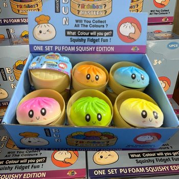 RAGE - Squishy Bun Dumplings KBAR - ONE SET PU FOAM SQUISHY EDITION (12 biċċa)