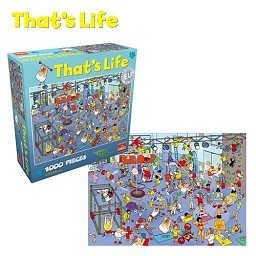 That’s Life Puzzle - The Gym, 1000 biċċa (1 f'kull pakett)